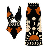 Fashion One-piece Swimsuit Suit Vacation Beach Swimsuit