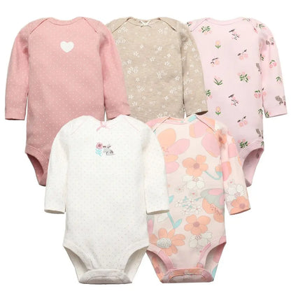 Baby Boy Bodysuits 5 Pieces New-born