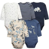 Baby Boy Bodysuits 5 Pieces New-born