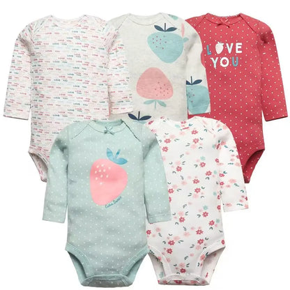 Baby Boy Bodysuits 5 Pieces New-born