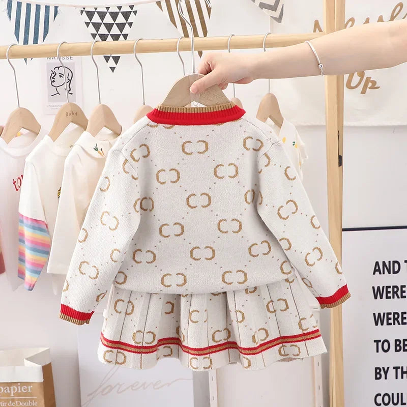 Cardigan  + Skirt