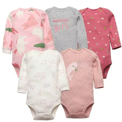Baby Boy Bodysuits 5 Pieces New-born