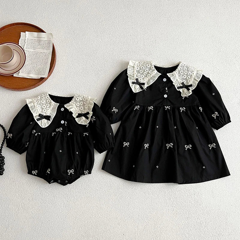New Kids Baby Girls  Sisters Dress