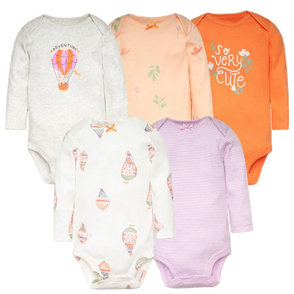 Baby Boy Bodysuits 5 Pieces New-born